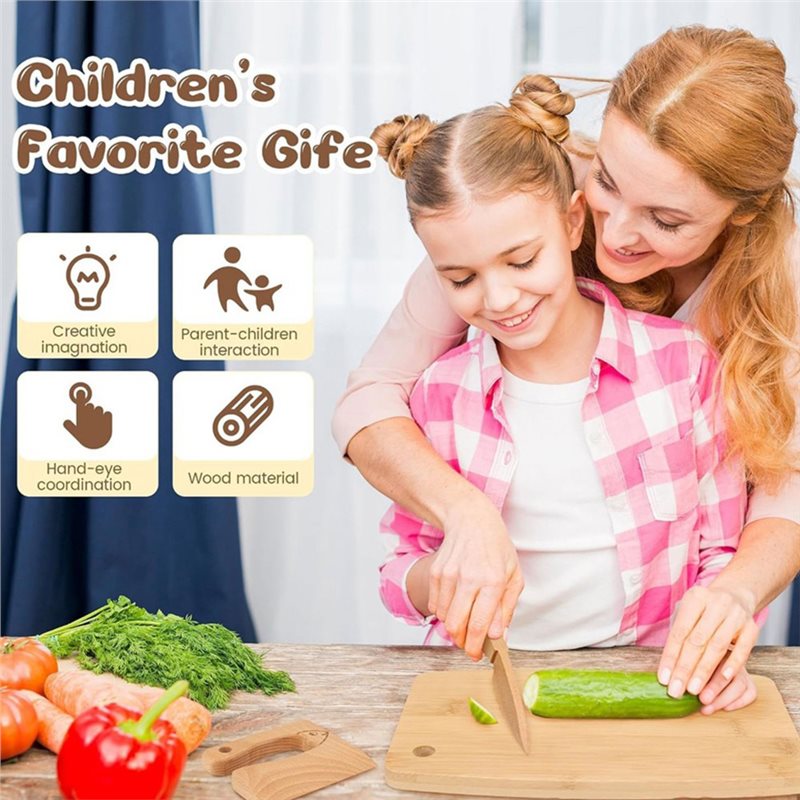 ABUG: set di coltelli in legno - Kitchen Kids Baking Set recensione e prezzo