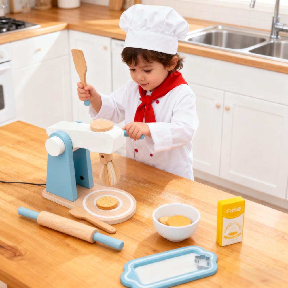 Set da gioco da cucina in legn - Kitchen Kids Baking Set recensione e prezzo